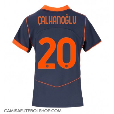 Camisa de time de futebol Inter Milan Hakan Calhanoglu #20 Replicas 3º Equipamento Feminina 2025-26 Manga Curta Camisa de time de futebol Inter Milan Hakan Calhanoglu #20 Replicas 3º Equipamento Feminina 2025-26 Manga Curta
